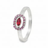 Anillo Con Piedra Rubi Natural 8