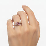 Anillo Con Piedra Rubi Natural 8