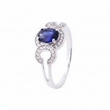 Anillo De Plata Con Piedra Natural