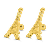Aretes Oro Torre Eiffel