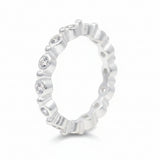 Anillo Churumbela de Circonia con Círculos 5
