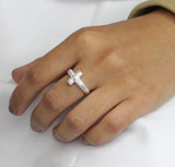 Anillo Cruz de Circonia 4