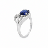 Anillo Piedra Natural con Circonia Esmeralda / 6