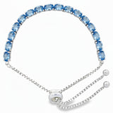 Pulsera Hibisco de Topacio Azul