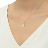 Dije para Pulsera y Collar de Flor Amarillo