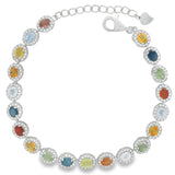 Pulsera Iris de Zafiro Multicolor