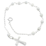 Pulsera de Plata tipo Rosario