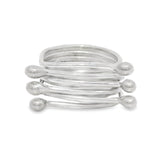 Anillo Geométrico de Plata 6