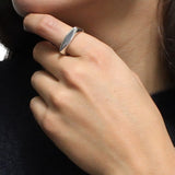 Anillo Cuadrado de Plata