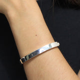 Brazalete Ovalado de Plata
