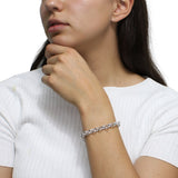 Pulsera Circulos de Plata Lisa