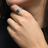 Anillo Oxidado Azteca