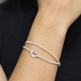 Pulsera Doble con Corazón