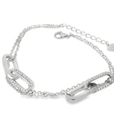 Pulsera Doble de Circonia