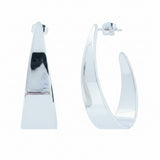 Aretes De Plata Lisa