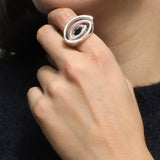Anillo Ojo de Plata