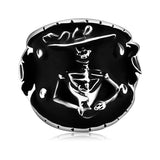 Anillo Catrina Mariachi Oxidado De Plata #7