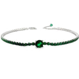 Pulsera de Circonia Verde