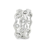 Anillo de Plata Circulos de Circonia