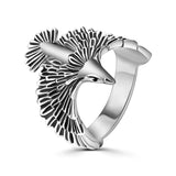 Anillo Águila De Plata #8