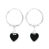 Arracada Plata con Corazón