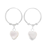 Arracada Plata con Corazón