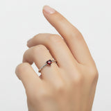 Anillo Dalia de Granate Granate / 6