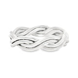 Anillo de Plata Trenzado 6