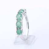 Anillo De Plata Con Piedras Preciosas