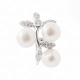 Anillo de Perla con Circonia