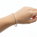 Pulsera Italiana Placa Elegante