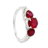 Anillo de Piedra Natural con Circonia Zafiro / 6