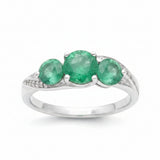 Anillo de Piedra Natural con Circonia