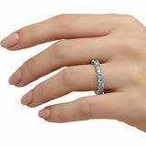 Anillo Aciano de Topacio Azul 6