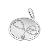 Dije de Plata Estetoscopio
