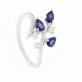 Anillo Nat de Piedras Preciosas con Circonia