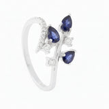 Anillo Nat de Piedras Preciosas con Circonia