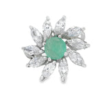 Anillo Silvia #6 / Zafiro