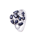 Anillo De Plata Con Piedra Natural