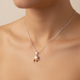 Dije para Pulsera y Collar de Elefante Rosa