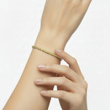 Pulsera De Circonia Amarilla