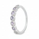 Anillo Lila de Amatista