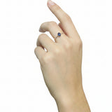 Anillo Solitario Piedra Natural