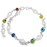Pulsera Mano de Fátima y Ojo Turco