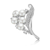 Alfiler de Perla con Circonia