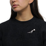 Prendedor de Perla con Circonia