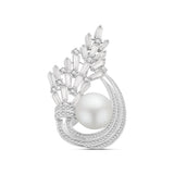 Alfiler de Circonia con Perla