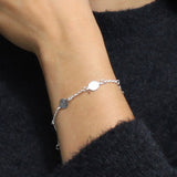 Pulsera Medalla de San Benito de Plata