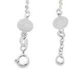 Pulsera Medalla de San Benito de Plata