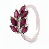 Anillo Peonía de Rubí
